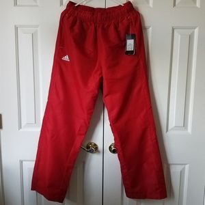 Adidas warm up pants men size L NCAA team no logo